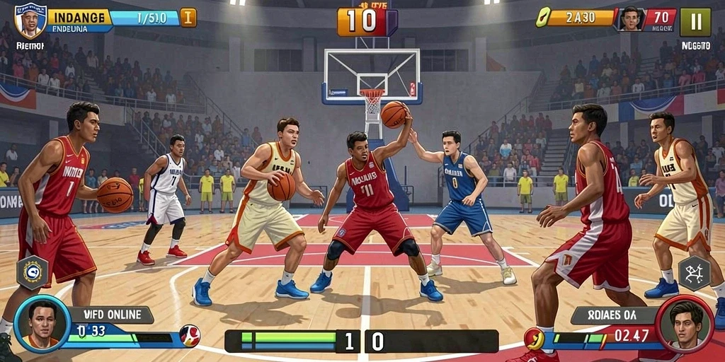 Fitur multiplayer yang memungkinkan bersaing dengan teman.