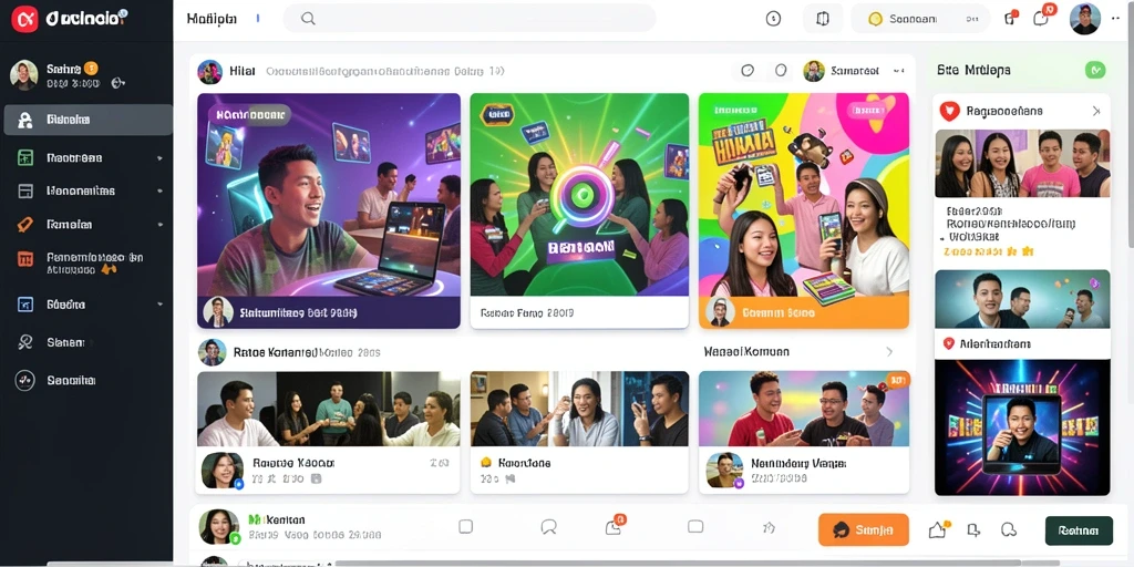 Tangkapan layar dari level yang penuh tantangan.