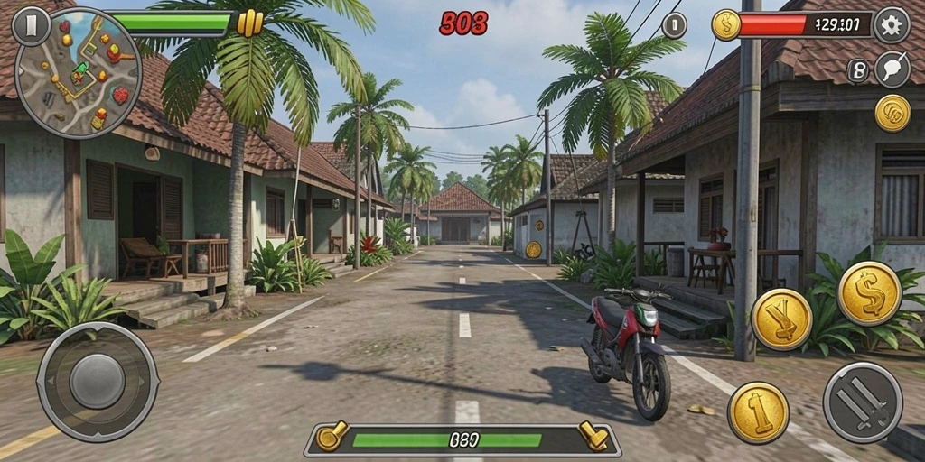 Tema berbeda yang membuat setiap sesi permainan unik.