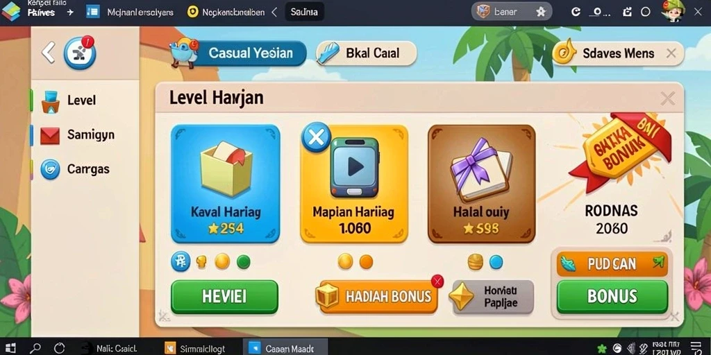 Fitur bonus yang menguntungkan di setiap permainan.